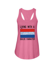 Load image into Gallery viewer, Dutch Man Builds Character Quote Trending Gift Ladies Flowy Tank