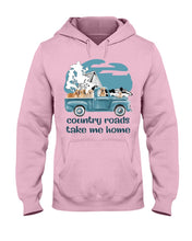 Load image into Gallery viewer, Country Road Golden Retriever Hoodie