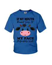 Load image into Gallery viewer, Cute Cow T-Shirt For Cow Lovers Youth Tee