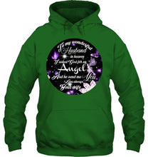 Load image into Gallery viewer, To My Husband In Heaven Gift For Widow Hoodie