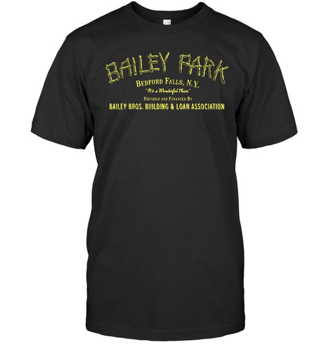 Bailey Park Bedfork Falls Ny Quote Name T-Shirt Guys Tee