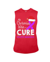 Load image into Gallery viewer, Epilepsy Awareness - My Christmas Wish Is A Cure Unisex Long Sleeve