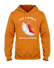 Load image into Gallery viewer, Just A Woman Loves Dancing And Reading Books Hoodie