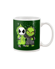 Load image into Gallery viewer, Cute Little Jack Skellington Grinch Best Friend Christmas Gift Shirt Mug