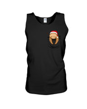 Load image into Gallery viewer, Pocket Slothmas Christmas Gift Funny T-Shirt Unisex Tank Top
