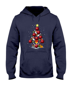 Bowling   Bowling Christmas Tree Christmas T-Shirt Hoodie