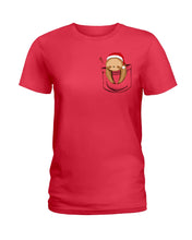 Load image into Gallery viewer, Pocket Slothmas Christmas Gift Funny T-Shirt Ladies Tee