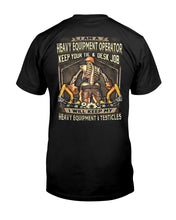 Load image into Gallery viewer, Heavy Equipment Operator Black T-Shirt Mug