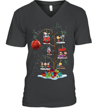 Load image into Gallery viewer, Christmas Gift On Tree Gift For Family T-Shirt Guys V-Neck