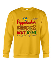 Load image into Gallery viewer, Pepparkakor Calories Don&#39;t Count Sweatshirt