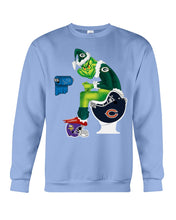 Load image into Gallery viewer, Grinch Green Bay Packers Funny Tee Sweatshirt