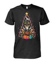 Load image into Gallery viewer, Horse Tree Christmas Candy Cane Hoodie