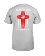 Load image into Gallery viewer, God Country Corps Semper Fi Black T-Shirt Guys Tee
