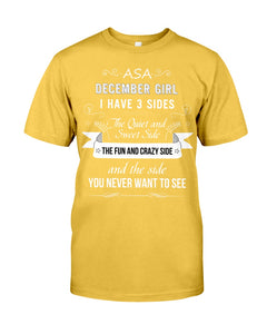 December Girl Fun Quote T-Shirt Guys Tee