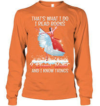 Load image into Gallery viewer, Girl Loves Reading Book And Dance Ballet Gift For Girls T-Shirt Unisex Long Sleeve