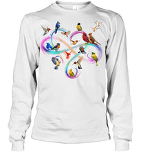 Load image into Gallery viewer, Bird Colorful Infinity Sign Unisex Long Sleeve