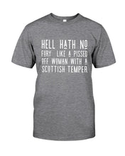 Load image into Gallery viewer, Scottish Woman Temper Scotland Lovers Guys Tee
