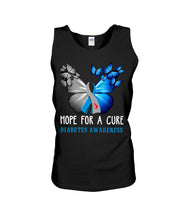 Load image into Gallery viewer, Hope For Cure Diabetes Awareness Unisex Tank Top