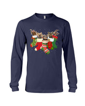 Load image into Gallery viewer, Yorkies In The Socks For Yorkie Lovers Christmas Gift Unisex Long Sleeve