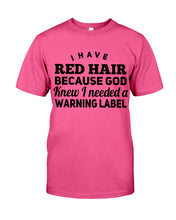 Load image into Gallery viewer, Great Gift For Redhead Grandma Guys Tee