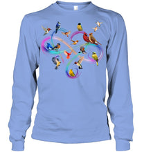 Load image into Gallery viewer, Bird Colorful Infinity Sign Unisex Long Sleeve