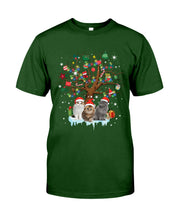 Load image into Gallery viewer, Christmas Tree Cat Lovers Cute Funny T-Shirt Guys Tee