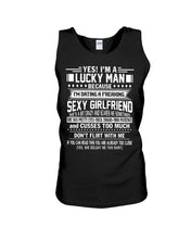 Load image into Gallery viewer, Lucky Man Have Sexy Girlfriend Gift For Couple Tee Unisex Tank Top