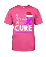 Load image into Gallery viewer, Epilepsy Awareness - My Christmas Wish Is A Cure Guys Tee