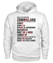 Load image into Gallery viewer, Zombieland Rules For Surviving Quote T-Shirt Hoodie
