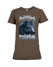 Load image into Gallery viewer, Wolf Lovers Trending Quote Tee Ladies Tee