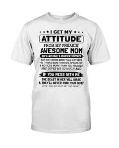 Awesome Mom Gift For Lovely Mom Mama Mother T-Shirt Guys Tee