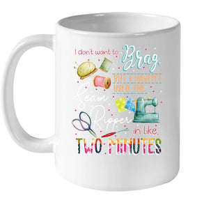 Brag Sean Ripper In Two Minutes Funny T-Shirt Mug