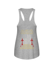 Load image into Gallery viewer, Lived By A Code Back Side T-Shirt Ladies Flowy Tank