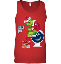 Load image into Gallery viewer, Funny Grinch Kansas Chief Christmas Gift Tee Unisex Tank Top