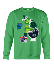 Load image into Gallery viewer, Grinch Green Bay Packers Funny Tee Sweatshirt