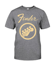 Load image into Gallery viewer, Guitar Lovers Fender Black T-Shirt Guys Tee