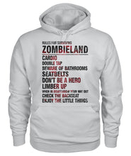 Load image into Gallery viewer, Zombieland Rules For Surviving Quote T-Shirt Hoodie