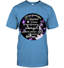 Load image into Gallery viewer, To My Husband In Heaven Gift For Widow Guys Tee