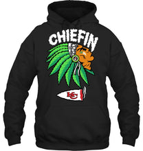 Load image into Gallery viewer, Chiefin Kansas City Chiefs Gift For Fans T-Shirt Hoodie