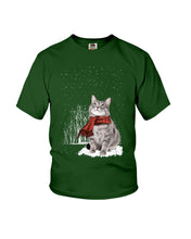 Load image into Gallery viewer, Cute Cat Christmas Gift For Cat Lovers Custom T-Shirt Youth Tee