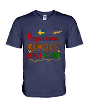 Load image into Gallery viewer, Pepparkakor Calories Don&#39;t Count Guys V-Neck