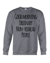 Load image into Gallery viewer, Redhead Good Morning White Mug Sweatshirt