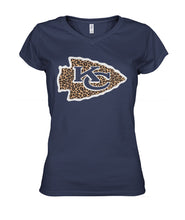 Load image into Gallery viewer, Kansas City Chief Ladies V-Neck