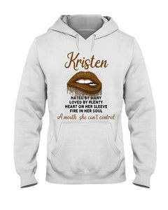 Kristen A Mouth She Can't Control Quote Name T-Shirt Hoodie