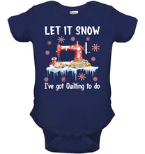 Load image into Gallery viewer, Christmas Gift For Quilting Lovers Baby Onesie