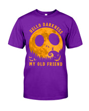 Load image into Gallery viewer, Darkness My Old Friend Halloween T-Shirt Guys Tee
