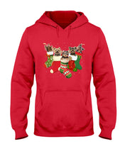 Load image into Gallery viewer, Yorkies In The Socks For Yorkie Lovers Christmas Gift Hoodie