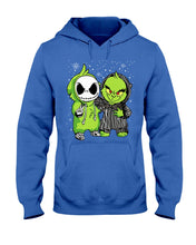 Load image into Gallery viewer, Cute Little Jack Skellington Grinch Best Friend Christmas Gift Shirt Hoodie