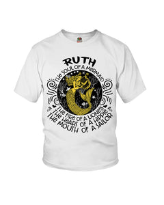 Ruth The Soul Of Mermaid Horoscope T-Shirt Youth Tee