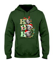 Load image into Gallery viewer, Funny Cows Ho Ho Ho Christmas Gift For Cow Lovers Hoodie